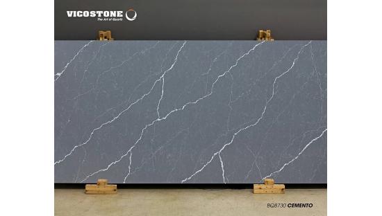 Кварцевый агломерат Vicostone BQ 8730 CEMENTO