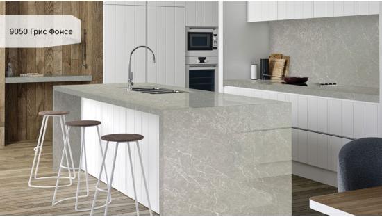 Кварцевый агломерат Avant Quartz 9050 Грис Фонсе