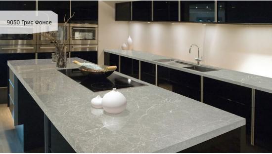 Кварцевый агломерат Avant Quartz 9050 Грис Фонсе
