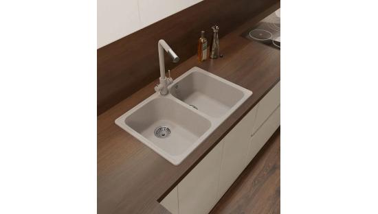 Мойка GranFest QUARZ 15, цвета Песочный