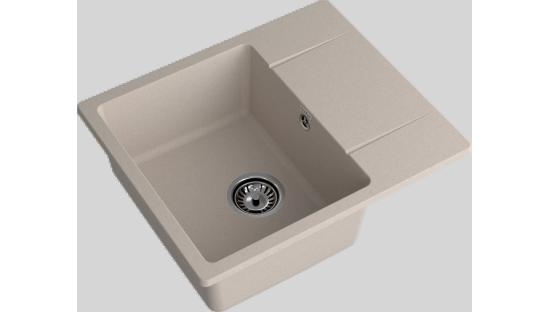 Мойка GranFest URBAN 258L, цвета Песочный