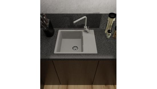 Мойка GranFest URBAN 658L, цвета Серый