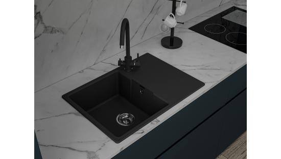 Мойка GranFest URBAN 668L, цвета Черный