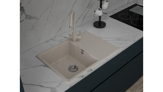 Мойка GranFest URBAN 668L, цвета Песочный
