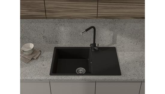 Мойка GranFest URBAN 678L, цвета Черный