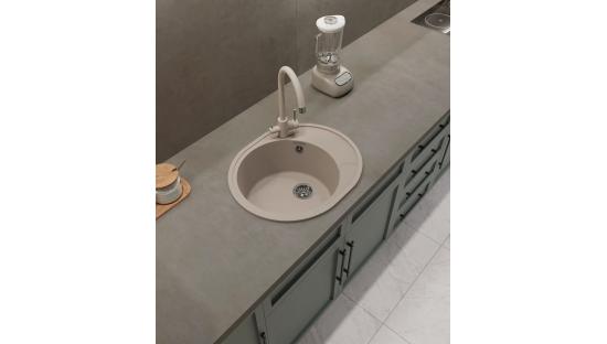 Мойка GranFest URBAN 857L, цвета Песочный