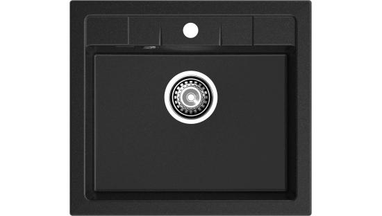 Мойка GranFest QUADRO 561, цвета Черный