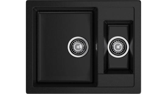 Мойка GranFest QUADRO 610K, цвета Черный