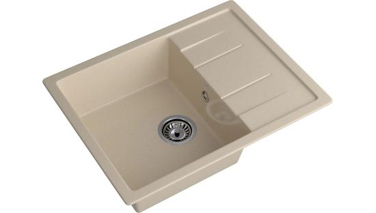 Мойка GranFest QUADRO 650L, цвета Кашемир