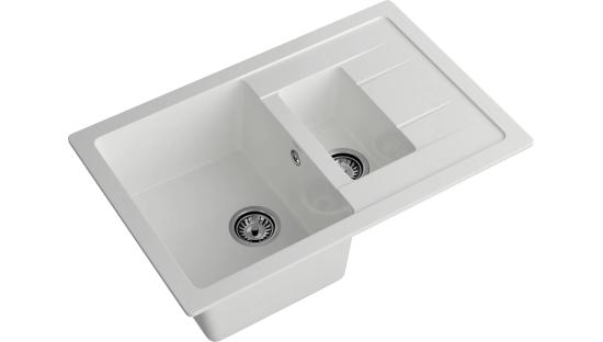 Мойка GranFest QUADRO 775KL, цвета Иней