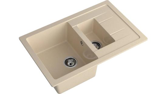 Мойка GranFest QUADRO 775KL, цвета Кашемир
