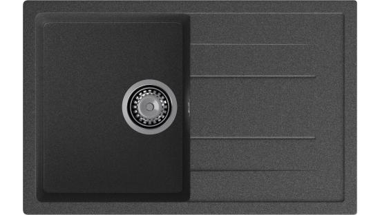 Мойка GranFest QUADRO 780L, цвета Графит