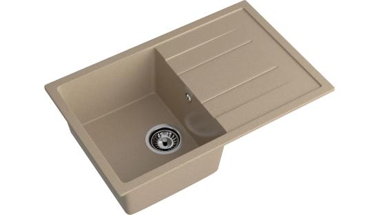 Мойка GranFest QUADRO 780L, цвета Песочный