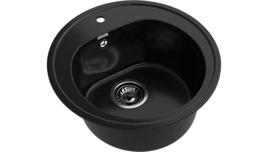 Мойка GranFest RONDO 510, цвета Черный