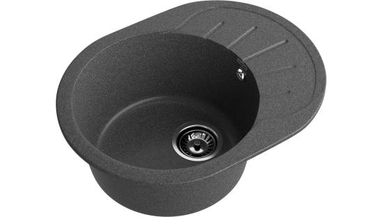 Мойка GranFest RONDO 580L, цвета Графит
