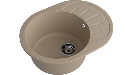 Мойка GranFest RONDO 580L, цвета Песочный