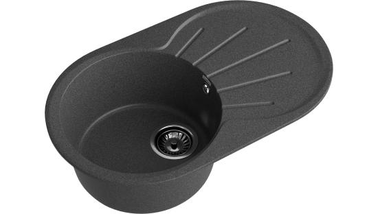 Мойка GranFest RONDO 750L, цвета Графит