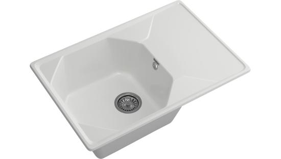 Мойка GranFest UNIQUE 740L, цвета Иней