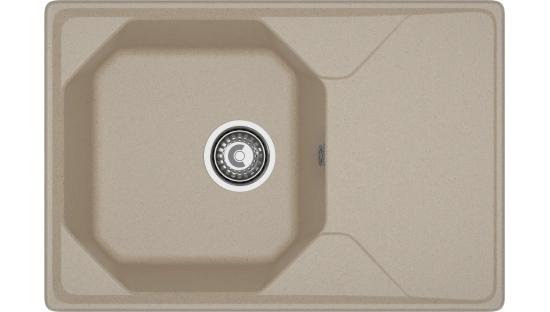 Мойка GranFest UNIQUE 740L, цвета Песочный