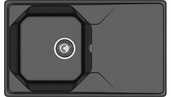 Мойка GranFest UNIQUE 840L, цвета Черный