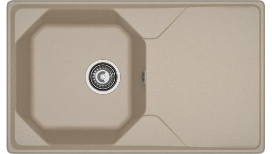 Мойка GranFest UNIQUE 840L, цвета Песочный