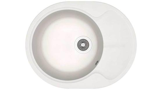 Кухонная мойка из мрамора Dr.Gans Берта 620, цвета Белый