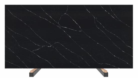 Кварцевый агломерат ETNA QUARTZ Negro Marquina 006