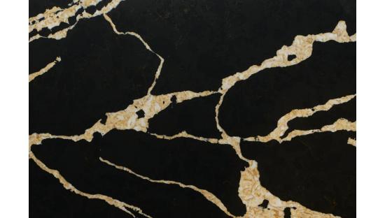 Кварцевый агломерат 786 Calacatta Back Gold Primax