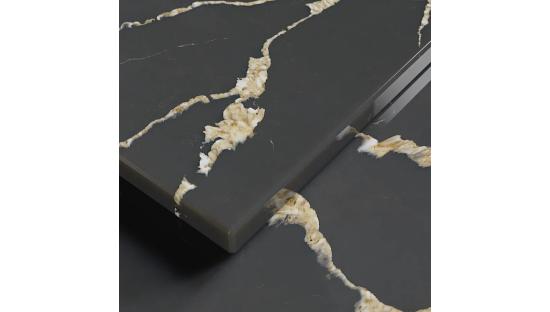 Кварцевый агломерат 786 Calacatta Back Gold Primax