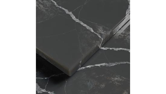 Кварцевый агломерат 795 Calacatta Black Mist Primax