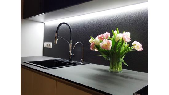 Компакт ламинат Fundermax 0080 IP/SX Color Black Черная основа