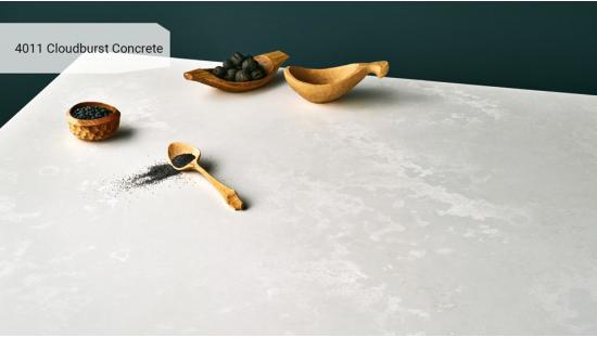 Кварцевый агломерат Caesarstone 4011 Cloudburst Concrete