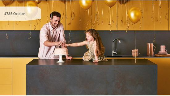 Кварцевый агломерат Caesarstone 4735 Oxidian