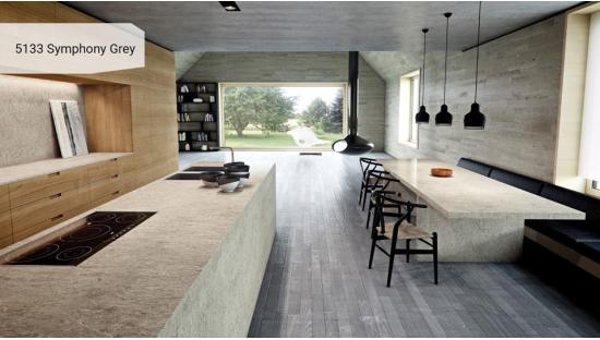 Кварцевый агломерат Caesarstone 5133 Symhony Grey