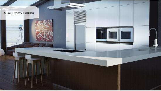 Кварцевый агломерат Caesarstone 5141 Frosty Carrina
