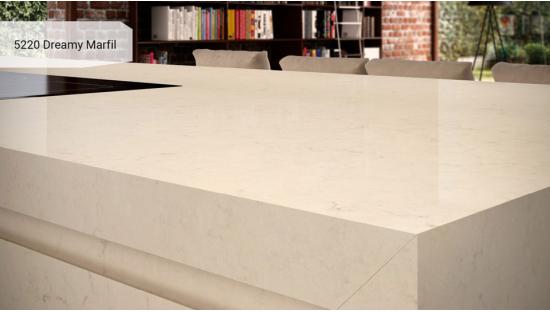 Кварцевый агломерат Caesarstone 5220 Dreamy Marfil