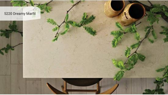 Кварцевый агломерат Caesarstone 5220 Dreamy Marfil