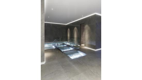Кварцевый агломерат 706 Calacatta Grey Primax