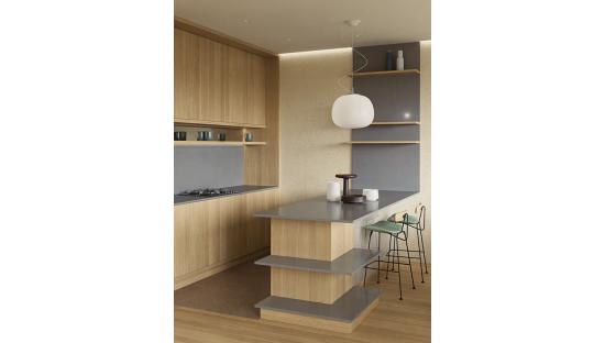 Кварцевый агломерат 826 Concrete Grey Primax
