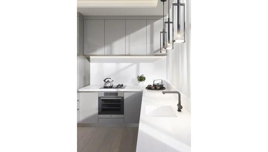 Кварцевый агломерат 931 Sunny Carrara Primax