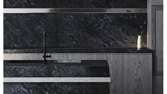 Кварцевый агломерат SmartQuartz Black Jasper