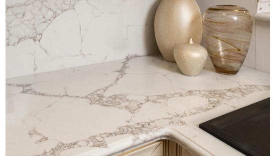 Кварцевый агломерат SmartQuartz Gold Arabescato