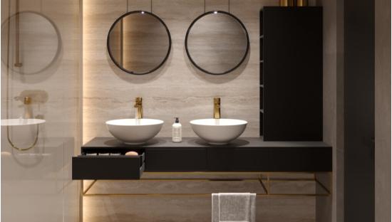 Компакт ламинат Slotex Black 1021