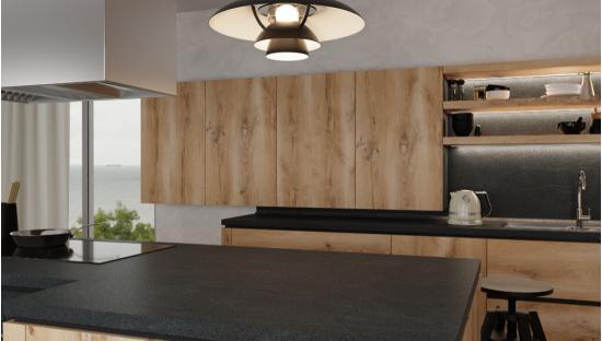Компакт ламинат Slotex Black Stone 5045